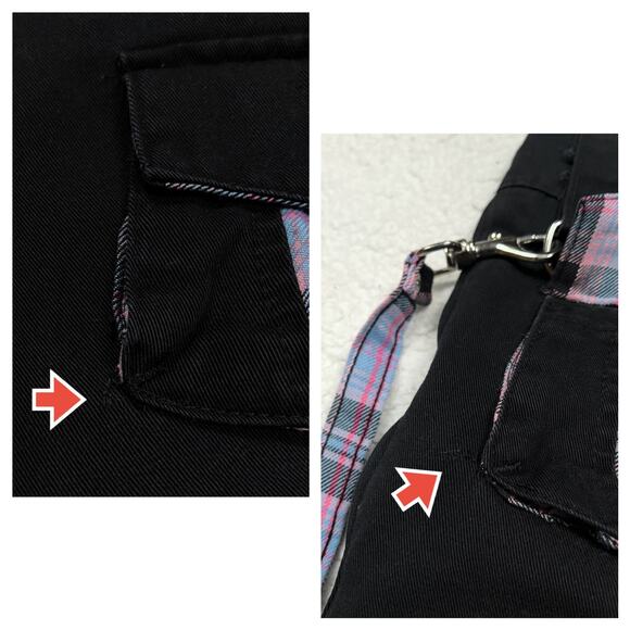 Y2K Lip Service 2003 Punk & Disorderly Plaid Mini Skirt Mall Goth Vtg Hot Topic - Picture 14 of 16